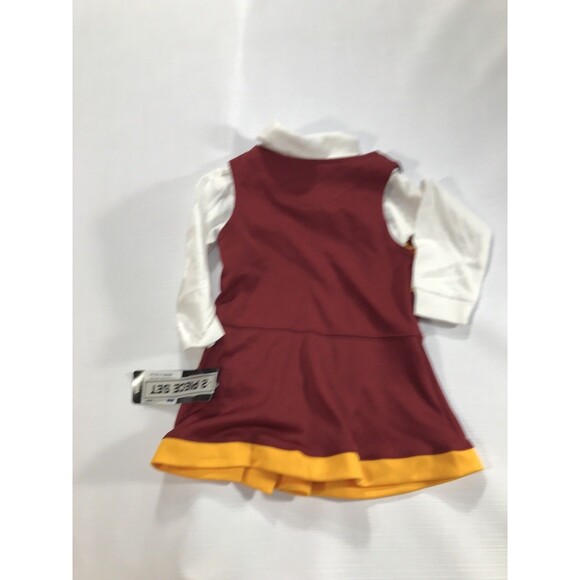Washington Redskins Cheerleading Dress w/ Turtleneck  - 12 Months - Picture 6 of 6